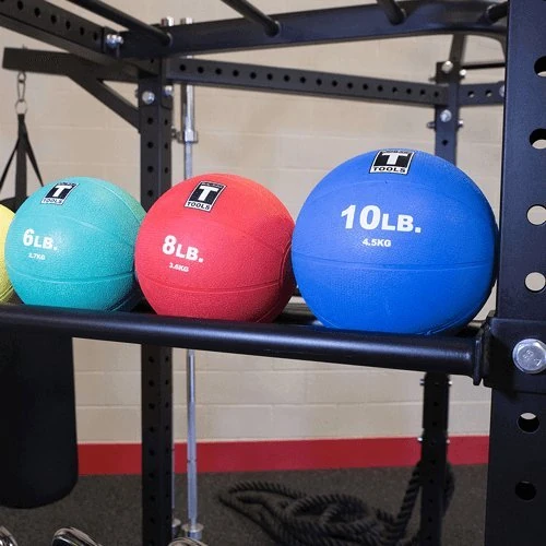 BODY-SOLID SR-MB Medicine Ball Stand, Black, One Size