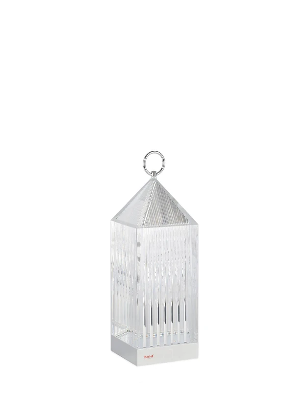 Kartell Lantern, Table lamp, Crystal Clear, with dimmer - Image 1