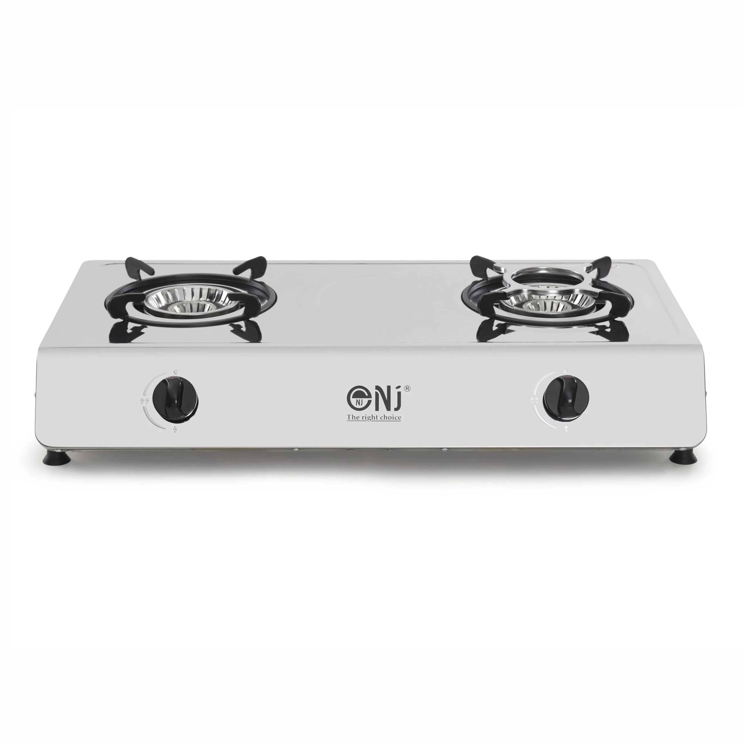NJ-200SD Indoor Gas Stove - 2 Burner Portable Gas Hob LPG Cooker 8.8kW