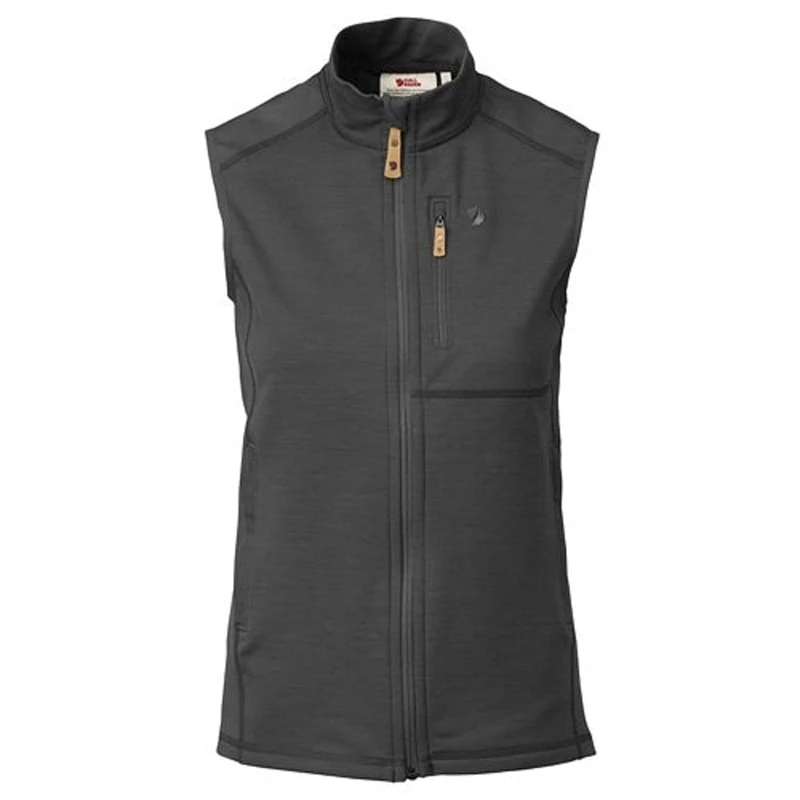 Fjallraven Keb Fleece Vest W Sweatshirt - Dark Grey-Black, S - Image 1