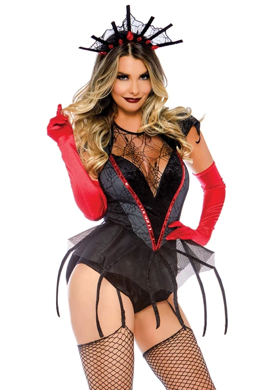 Leg Avenue 86741 - Spider Queen, Large (Black) - Image 1