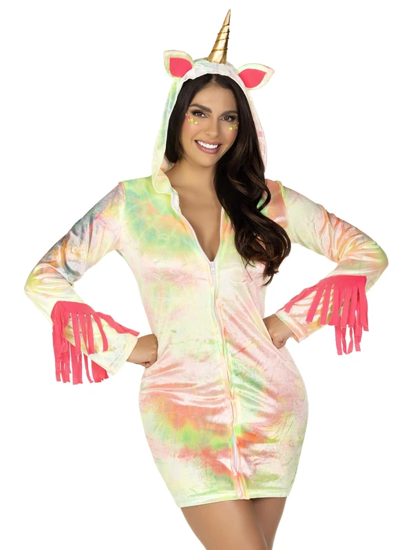 Leg Avenue 86724 - Enchanted Velvet Unicorn, Small (Multicolor) - Image 1