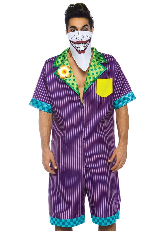 Leg Avenue 86763 - Super Villain Jumpsuit, X-Large (Multicolor)