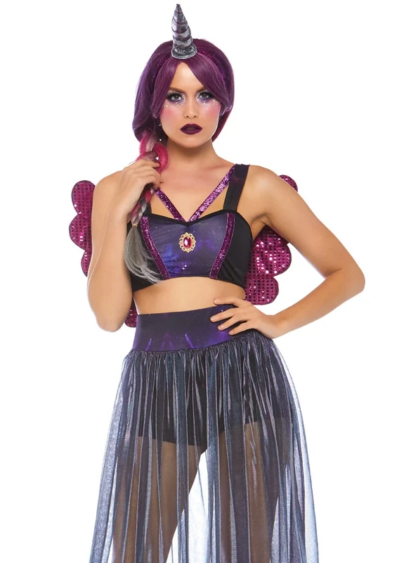 Leg Avenue 86758 - Galaxy Unicorn, Large (Purple)