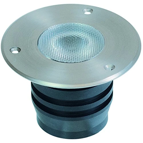 GEV, recessed Light, LED, Floor lamp, Waterproof, Garden Spotlight, Steel, 3 W, Silver - Image 1