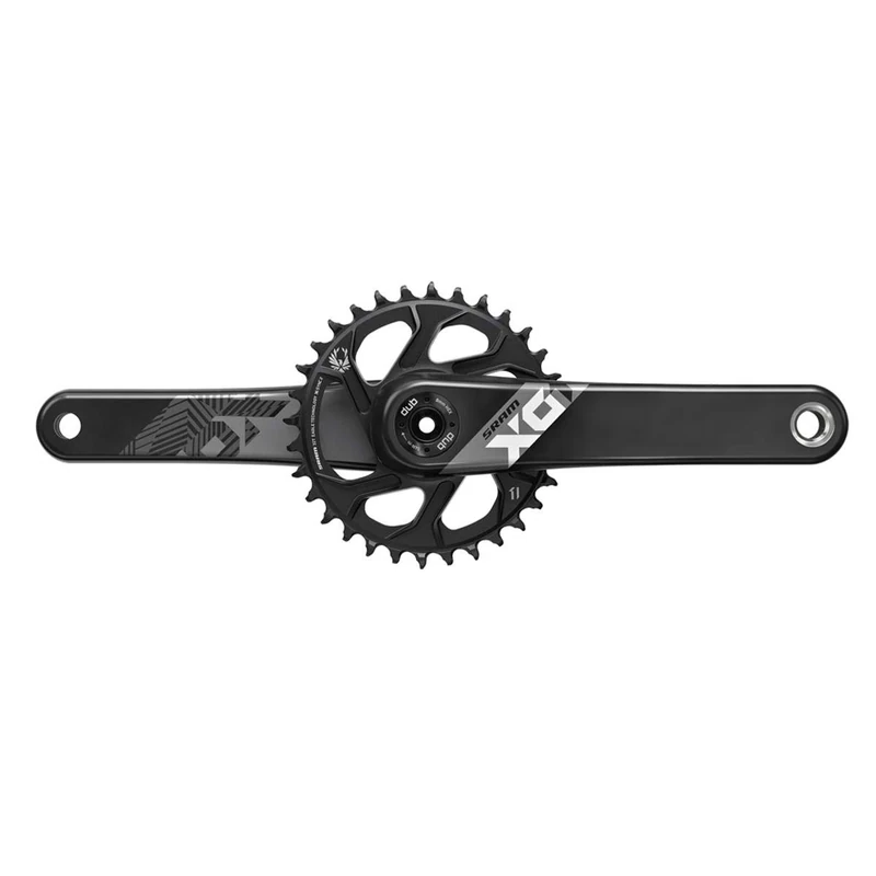 Sram Unisex - Adult X01 Eagle Crankset, Black/Red, 175mm, 34T, Boost Variant