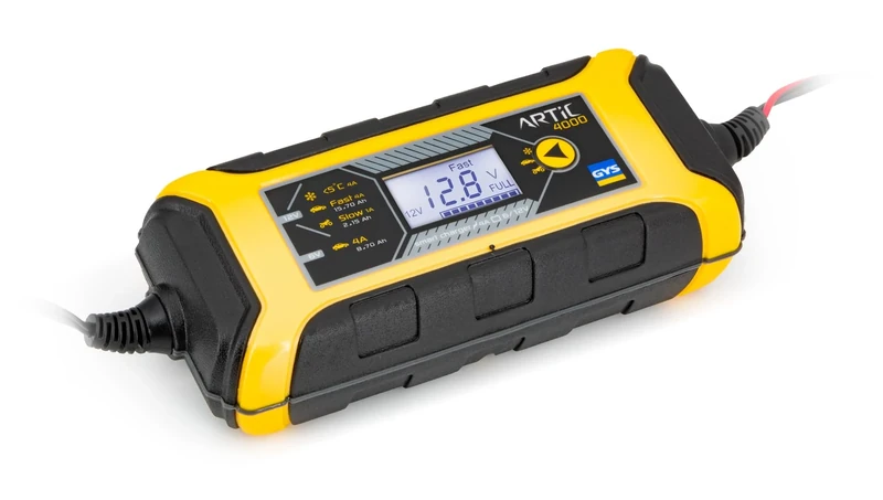 GYS Chargers Microprocessor Controlled Automatic Charger Battery Chargers for Vehicles with 6 V and 12 V Batteries, Artic 4000