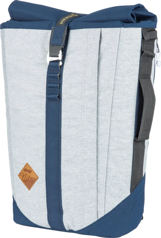 Scrambler, Businessrucksack mit Roll-Top und gepolstertem 15“ Wide Laptopfach, Urban Mobility Rucksack, Kurierrucksack, Alltagsrucksack, Morning Mist, 28L +