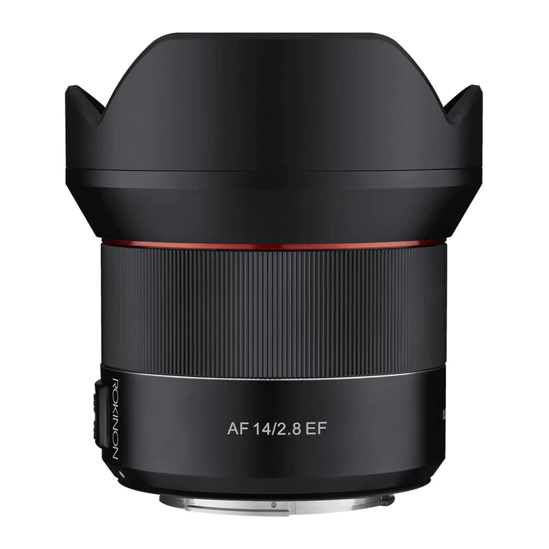 Rokinon AF 14mm F2.8 Weather Sealed Auto Focus Wide Angle Lens For Canon EF, Black (IO14AF-C)
