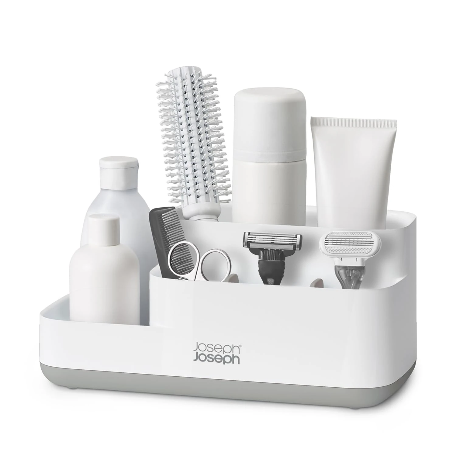 Joseph Joseph EasyStore - Bathroom Storage Caddy Organiser for bathroom accessories - Grey/White