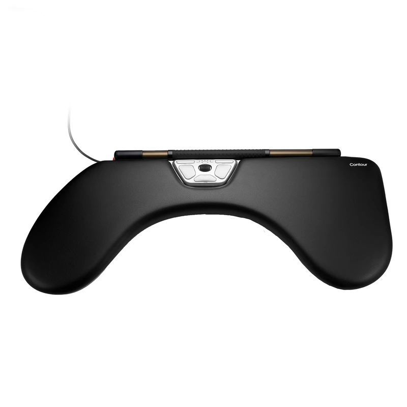 Contour Rollermouse Red Max | Award Winning Ergonomic Mouse | Bluetooth Computer Mouse Wireless with Wrist Rest | 7 Buttons | 2400 DPI | For Windows and Mac