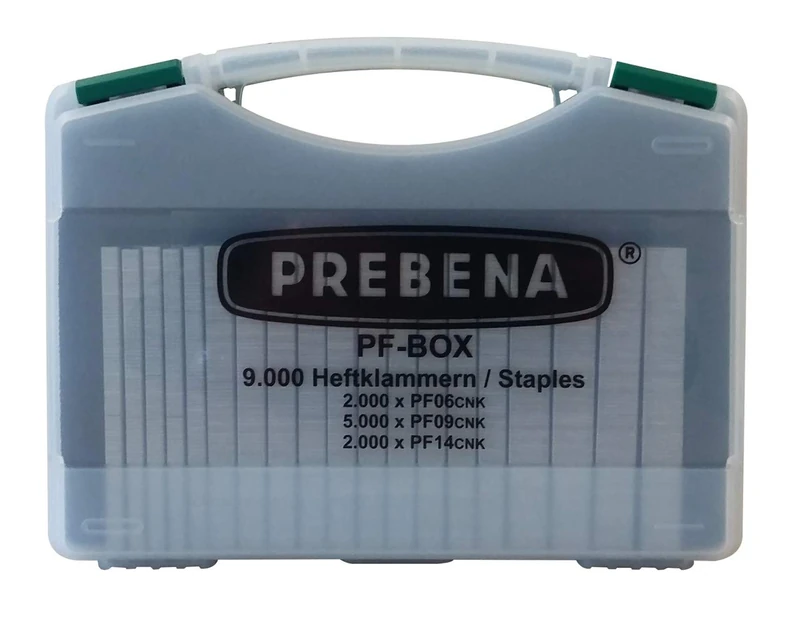 PREBENA Stapler Assortment Case PF Box Galvanised