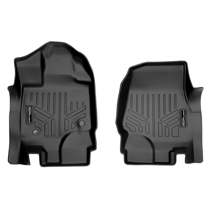 MAXLINER Floor Mats 1st Row Liner Set Black for 2015-2018 Ford F-150 SuperCab or SuperCrew Cab