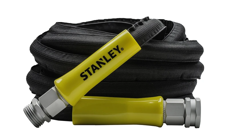Stanley 50' DuraflexPro Expanding Hose, Nylon, Clear, 50 feet, 0.625 inches Diameter, 3000 psi Max Pressure, 1.92 lbs, 1 Pack