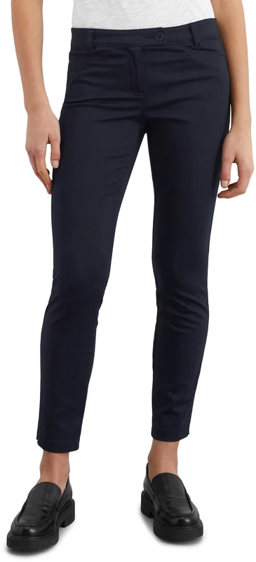 Marc OߴPolo Women's Slim Fit Chinos with Stretch, Blue (Thunder Blue), 14