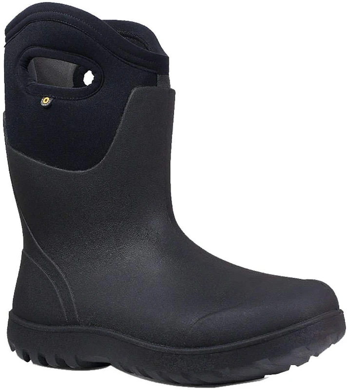 BOGS Women's NEO-Classic Snow Boot, mid Black, 9 Medium US