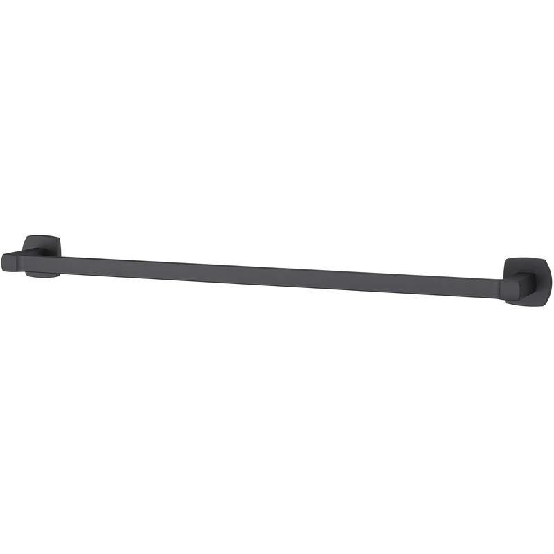 PFISTER BTB-DA2B Deckard Towel Bar, Matte Black, 24 Inch