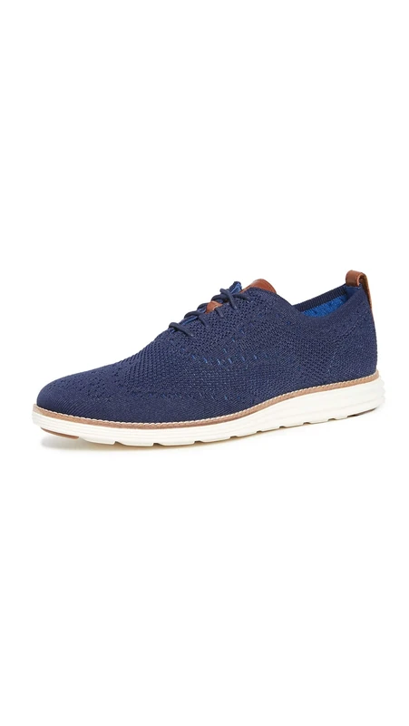 Cole Haan Men's Original Grand Stitchlite Oxfords, Blue Navy Navy Ivory, 6 UK