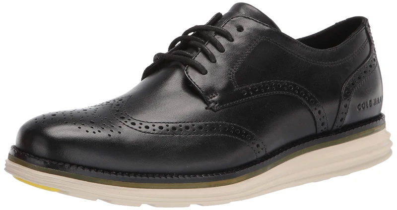 Cole Haan Men's Original Grand Shortwing Sneakers Oxfords, Black, 6.5 UK