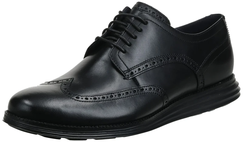 Cole Haan Men's Original Grand Shortwing Sneakers Oxfords, Black, 8.5 UK