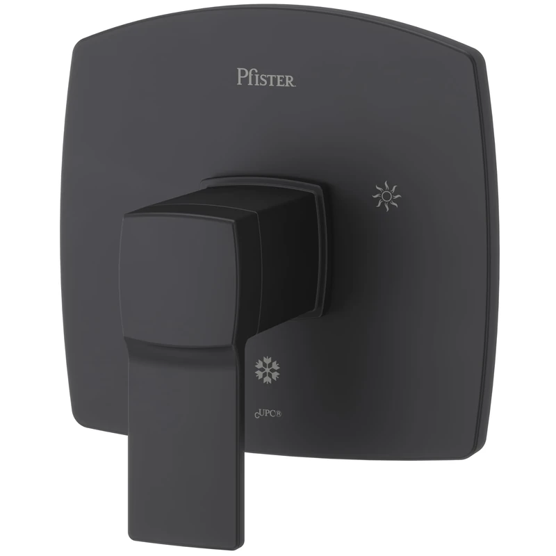 Pfister R89-1DAB Deckard Valve Only Trim, Matte Black