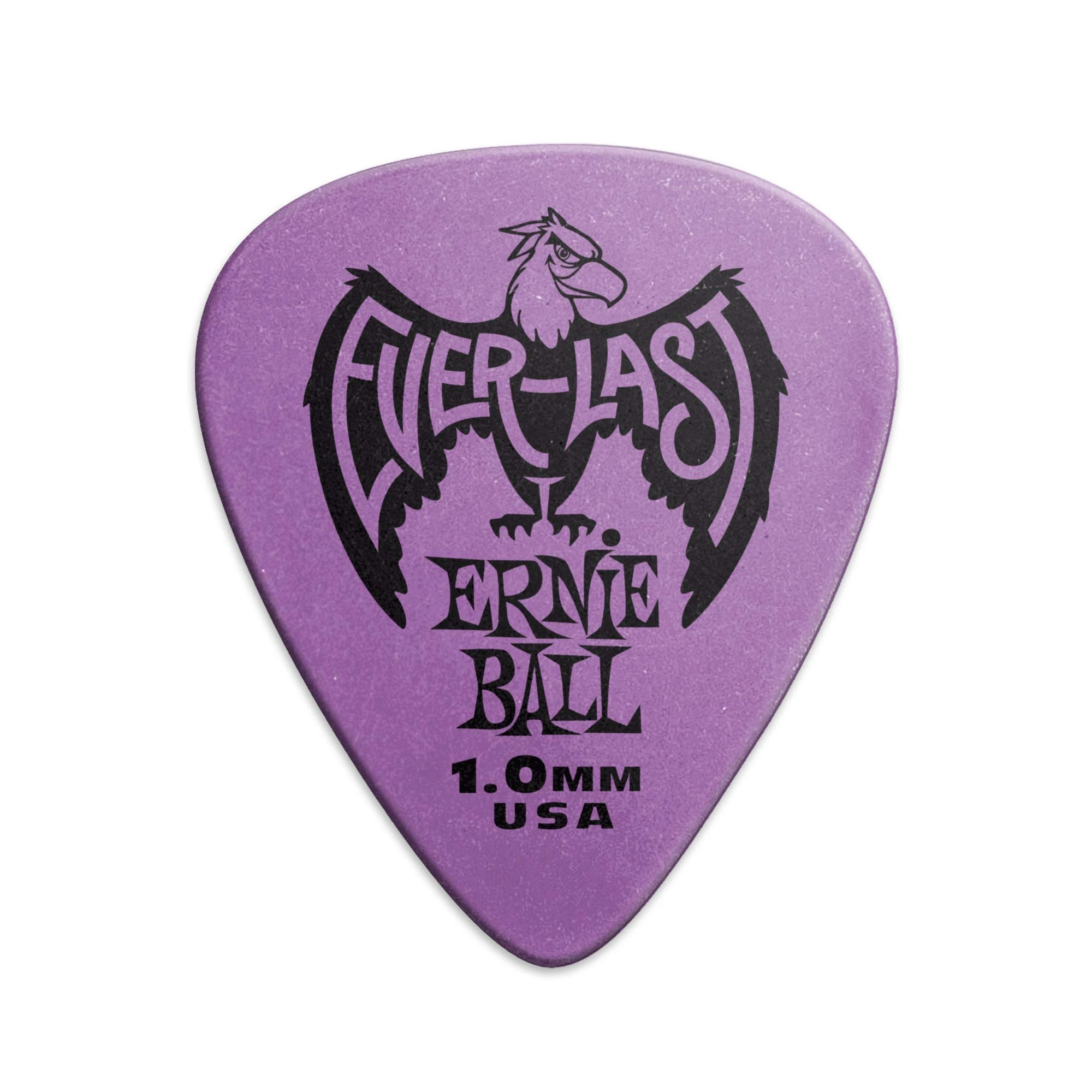 Ernie Ball 1.0 mm Purple Everlast Picks 12-pack