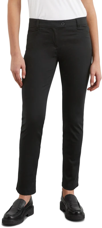 Marc OߴPolo Women's Slim Fit Chinos with Stretch, Black (Black), 8