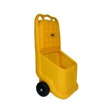 Firechief 75 Litre Yellow Unipart Mobile Grit Bin