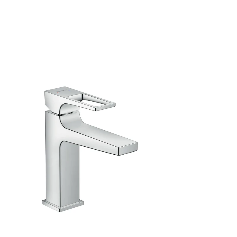 hansgrohe Metropol Modern 1-Handle 7-inch Tall Bathroom Sink Faucet in Chrome, 74510001
