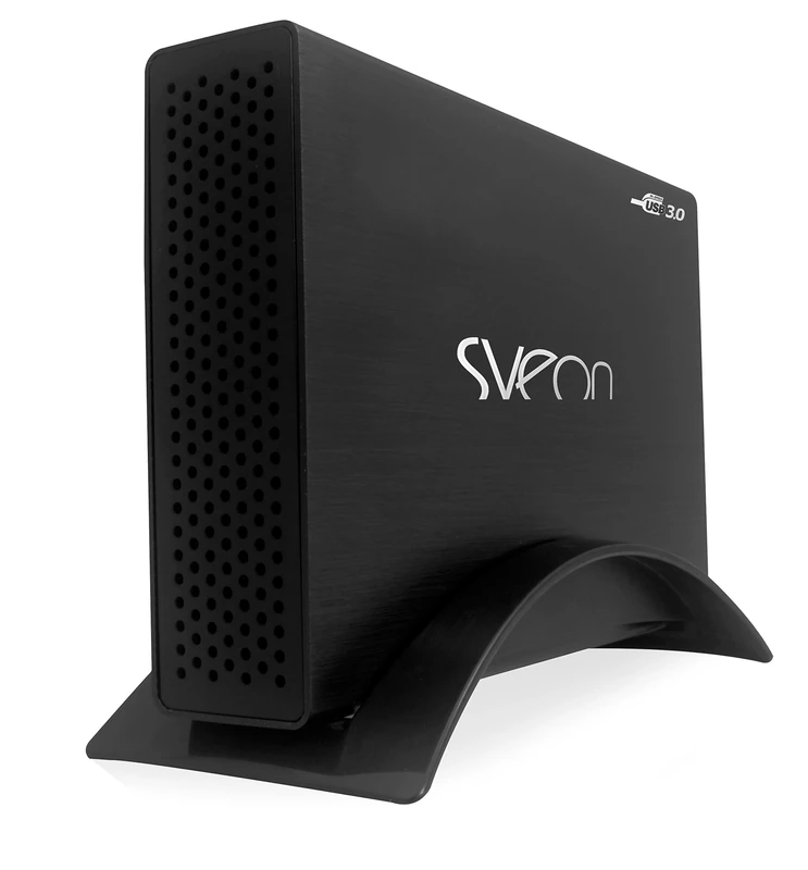 Sveon stg310 USB 3.0 (3.1 Gen 1) TYPE-B Black Estacion Base for HDD/SSD – Base Stations for HDD/SSD (HDD, SATA, 3.5, 8 TB, USB 3.0 (3.1 Gen 1) TYPE-B, 12 V)