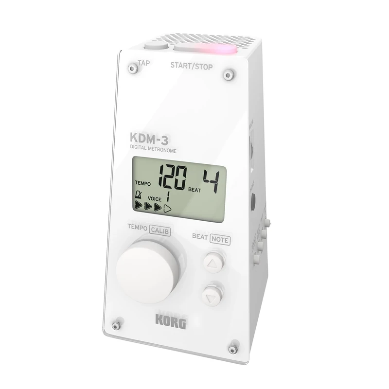 Korg - KDM3-WH - Pyramid Style Digital Metronome - White