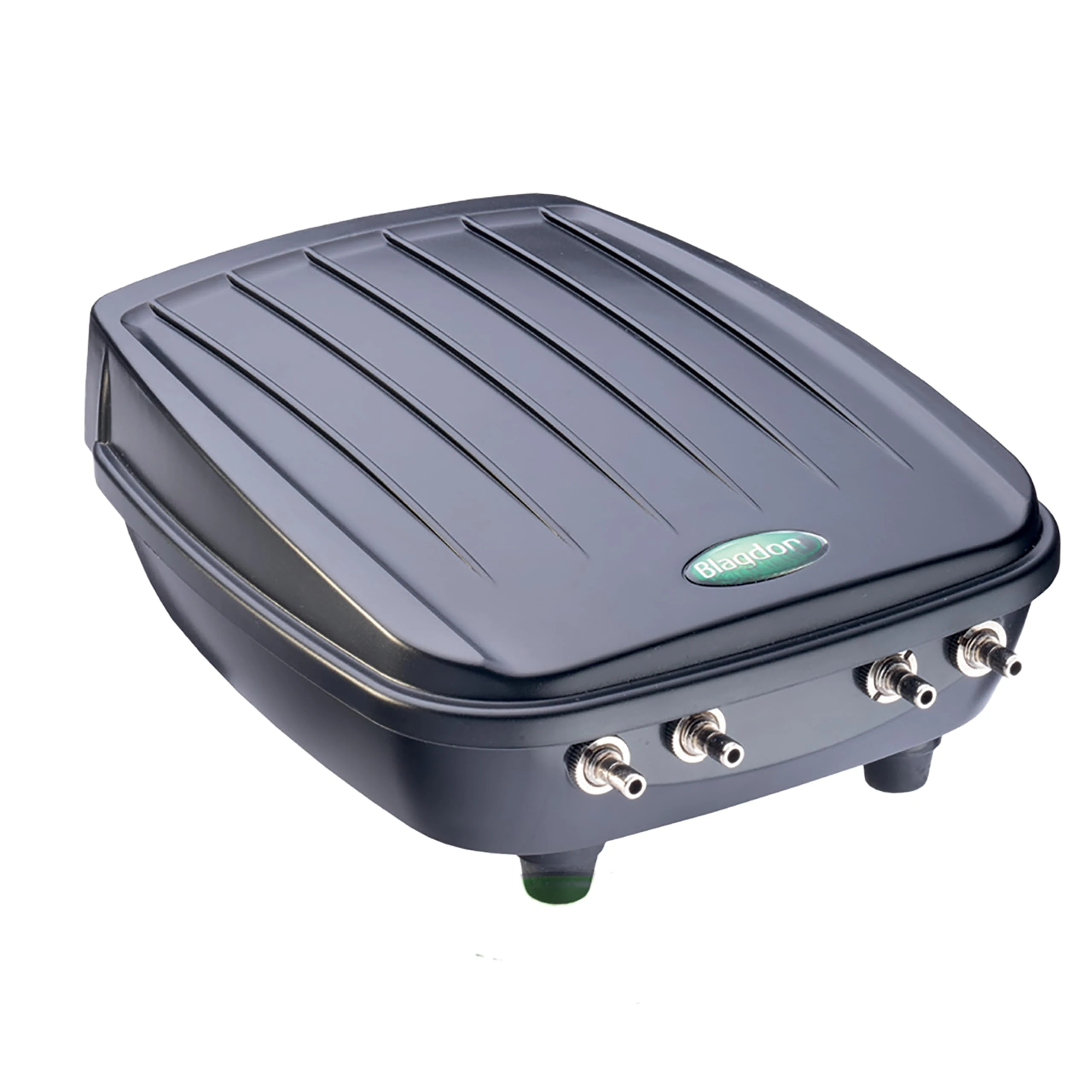 Blagdon Pond Water Oxygenator Kit, 4 Outlet Aeration Air Pump for Medium Ponds up to 4000 litres,Black