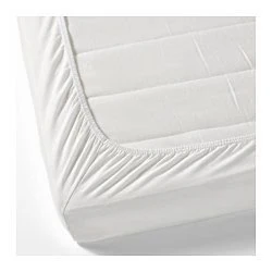 Pack of 2 100% Cotton Crib Fitted Sheets Adjustable with Rubber Bands