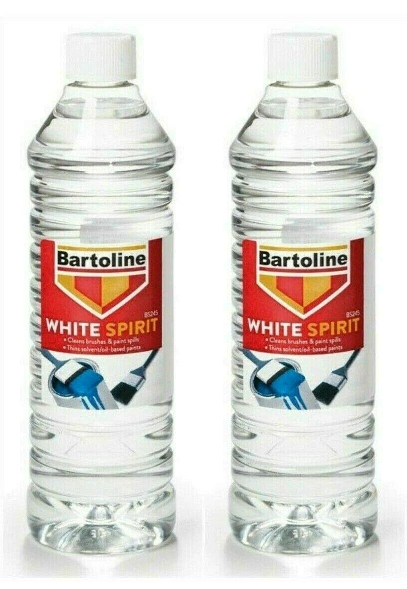 2 PCS BARTOLINE White Spirit Cleans Brushes and Thin Solvent/Oil Based Paints