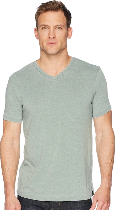 Lucky Brand Men's Venice Burnout V-Neck Tee Shirt T, Laurel Wreath, XXL