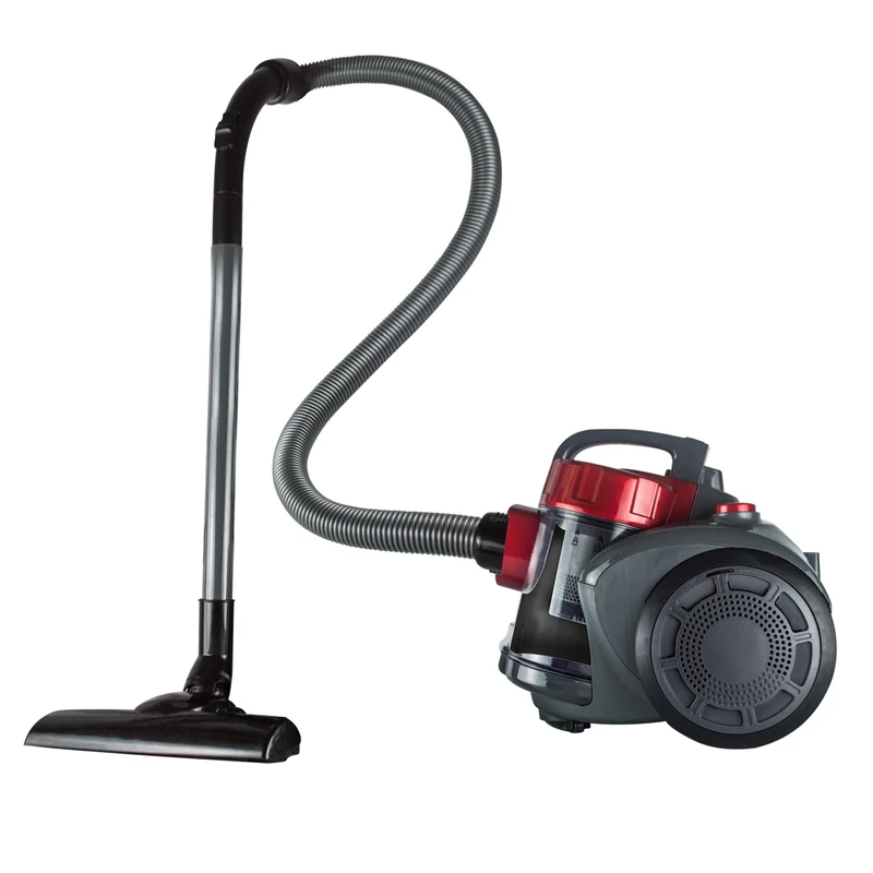 Status Houston Canister Bagless Vacuum Cleaner – 700 W, 2 L Dust Capacity, Red/Grey (HOUSTON1PKB) - Image 1