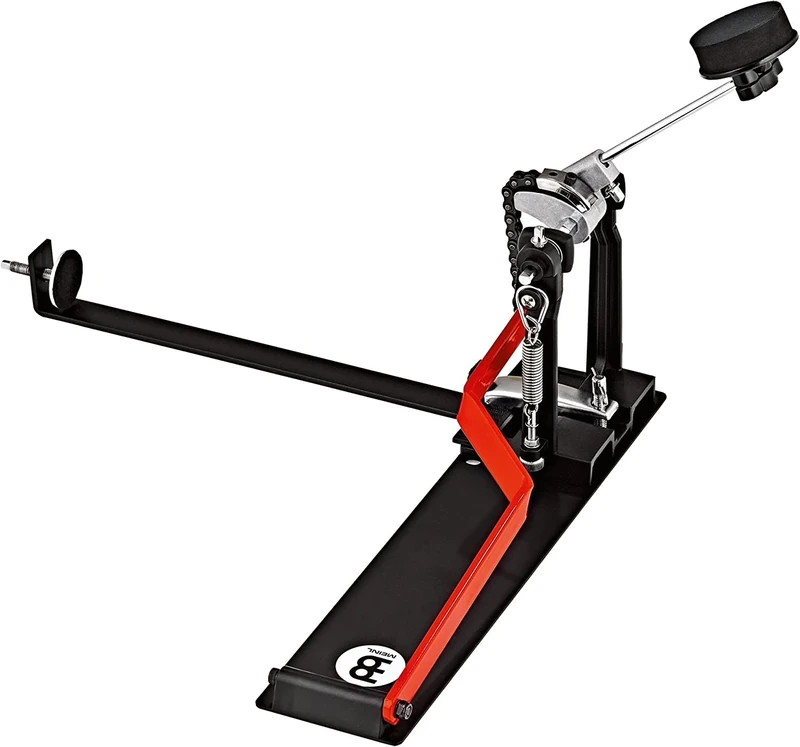 Meinl Percussion Direct Drive Pedal - Heel-Activated Foot Pedal for Cajon - Includes Foam Rubber Beater and Tuning Key - Steel, Black (TMSTCP-2)