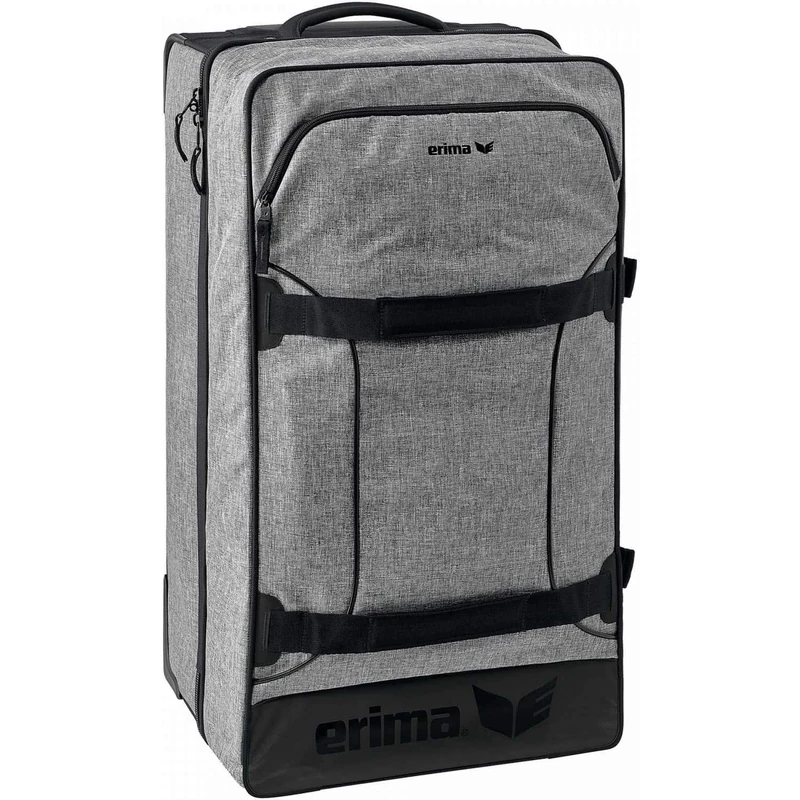 Erima Unisex Adult Travel Line Travel Trolley - Grey Marl, Small - Image 1