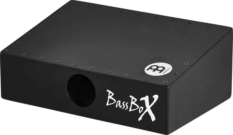 Meinl Percussion Pickup Bassbox Instrument - Foot Instrument with strong Bass Sound - With Pickup - Baltic Birch, Black (PBASSBOX)