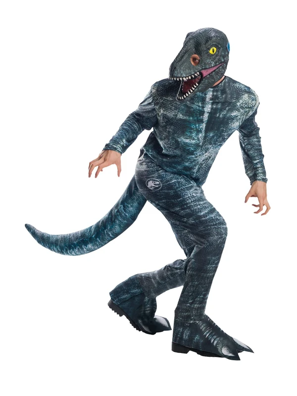 Rubies Jurassic World Blue Velociraptor Adult Dinosaur Costume