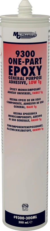 MG Chemicals 9300-300ML One-Part Epoxy General Purpose Adhesive, Low TG, Amber