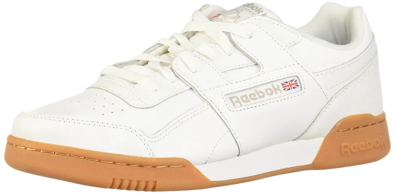Reebok Unisex Workout Plus Classic Shoes, White Carbon Classic Red Reebok Royal- Gum, 3 UK