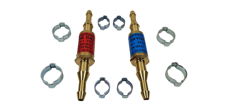 Express 2921 Soldering Lamp Accessory - Sealing Blow Torch - Parts - Non Hose O/A + 4 Clamps, No