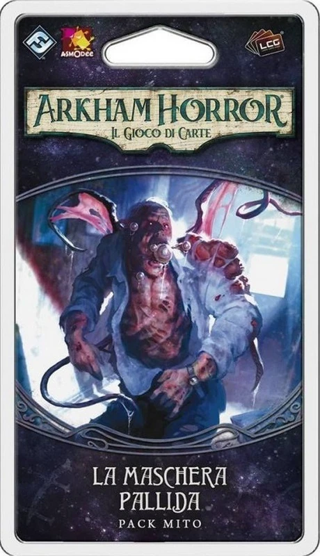 Asmodee - Arkham Horror The Card Game: Pale Mask - Card Game Expansion, Italian Edition
