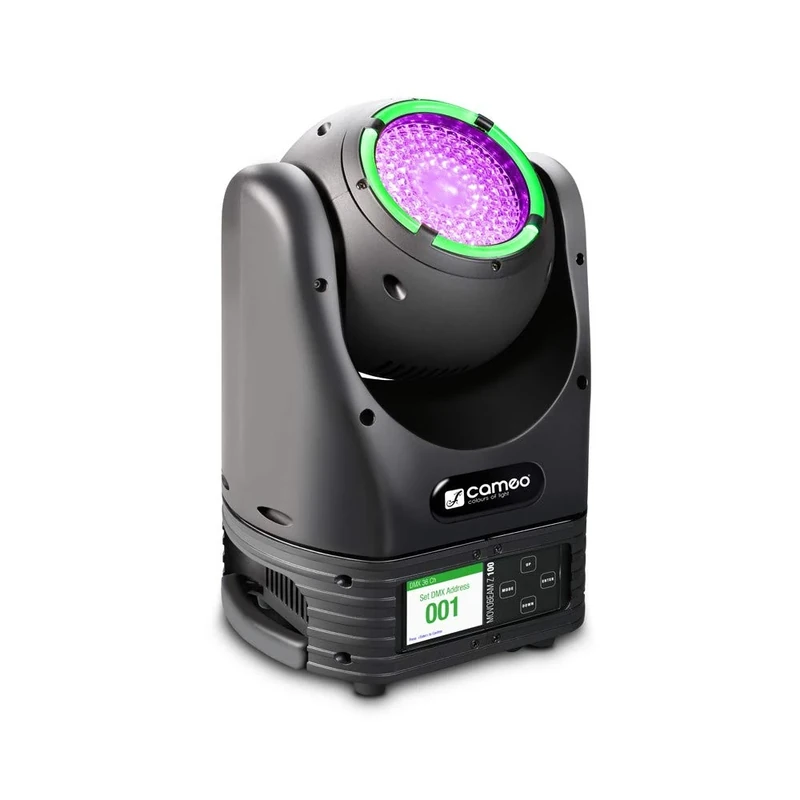 Cameo MOVO BEAM Z100 - Unlimited Rotation Beam Moving Head with LED Ring and Zoom