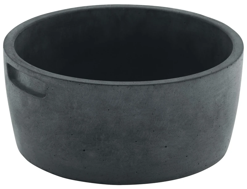 Kuhn Rikon Monument Concrete Hotpan Bowl, Anthracite, 26 x 39 x 39 cm - Image 1