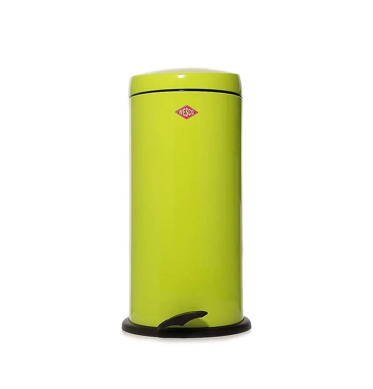 WESCO Capboy Maxi Pedal Bin 22 Litres Lime Green 30 x 30 x 64 cm