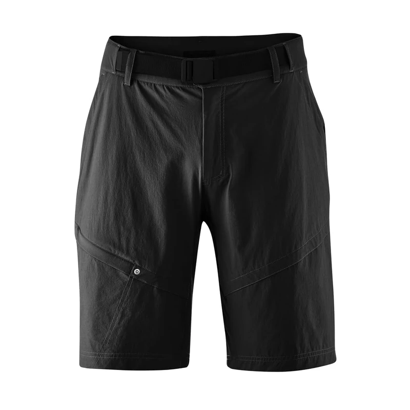 Gonso Arico, Men's cycling shorts, 2in1 bike shorts with stretch insert over the seat, Button-in cycling underpants with Relax Gel Comfort seat pad, Wide fit, PFC-free
