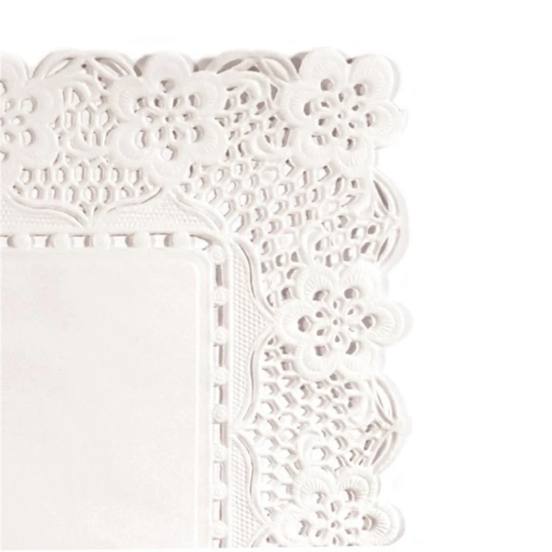 Rectangular Doilies 30X18 Cm White Litos - 6000 Units