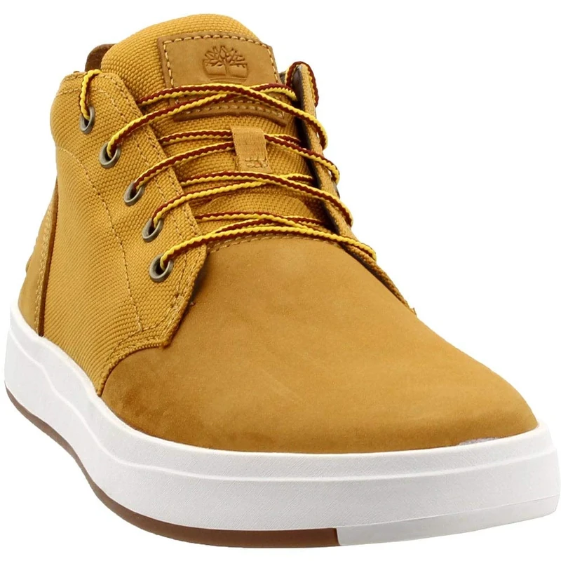 Timberland Davis Square, Men’s Chukka Boots, Beige (Wheat Nubuck W/Cordora 231), 8.5 (43 EU)